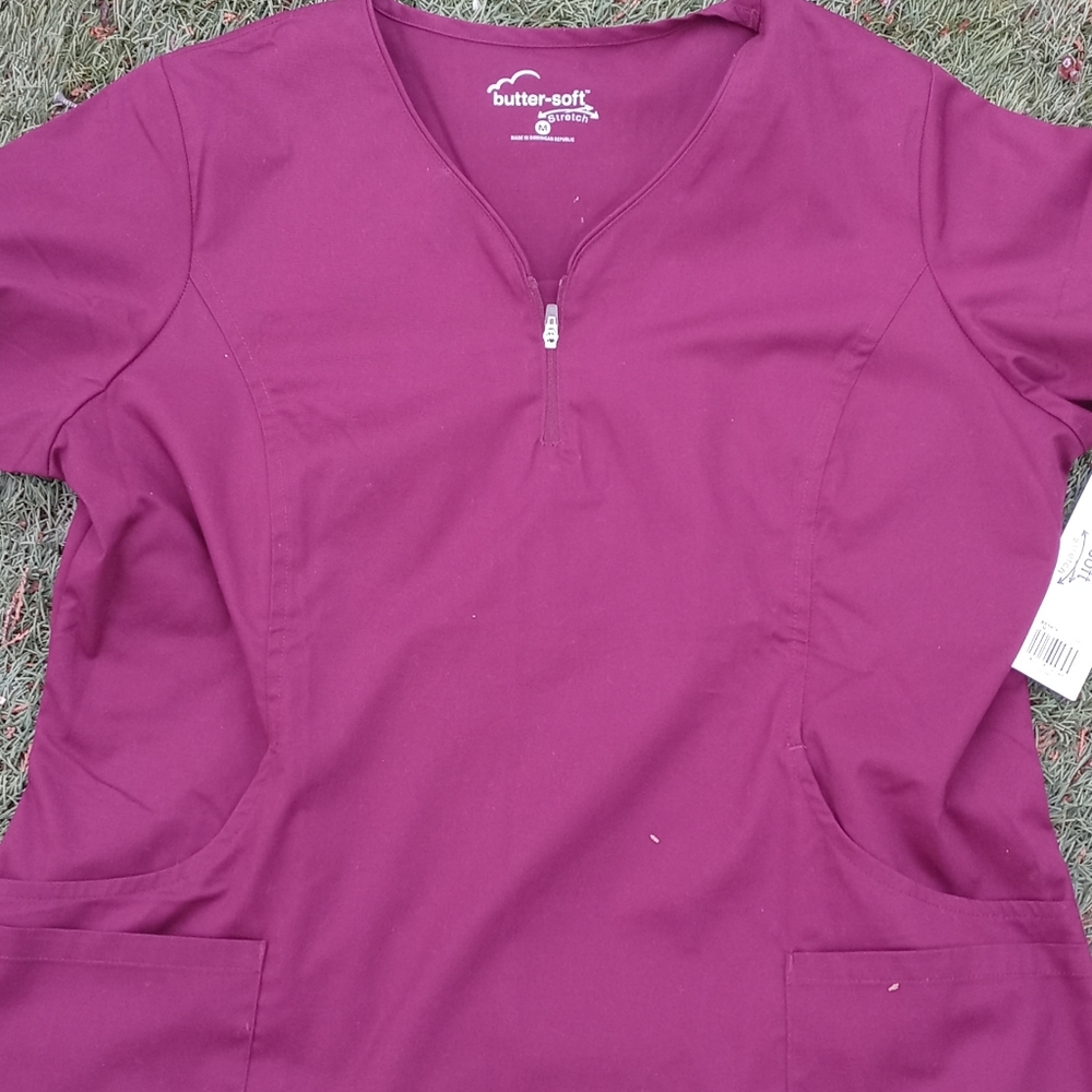 wine colord new scrubs